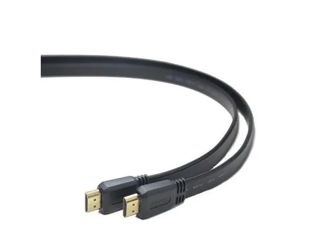 Cablu HDMI plat, 4K, Versiunea 1.4, conectori auriti, 1.5m, PremiumCord kphdmep015