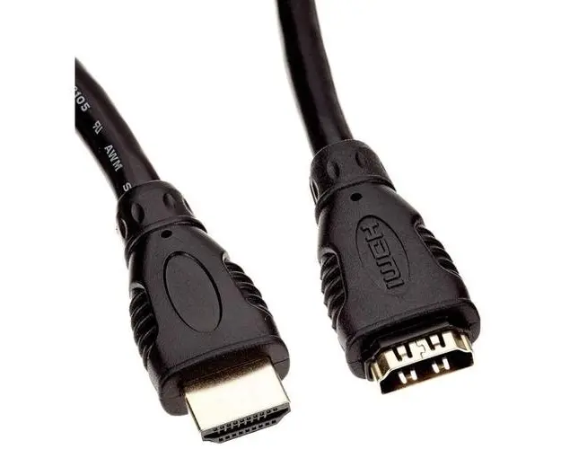 Cablu extensie HDMI, tata - mama, 4K@30Hz, conectori auriti, 10m, PremiumCord kphdmf10