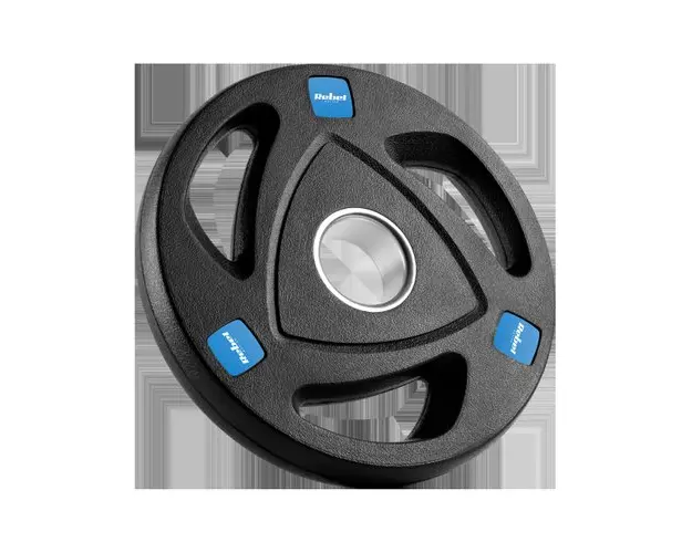 Set greutati REBEL, Fonta cauciucata, 2x10kg, 51mm, Negru