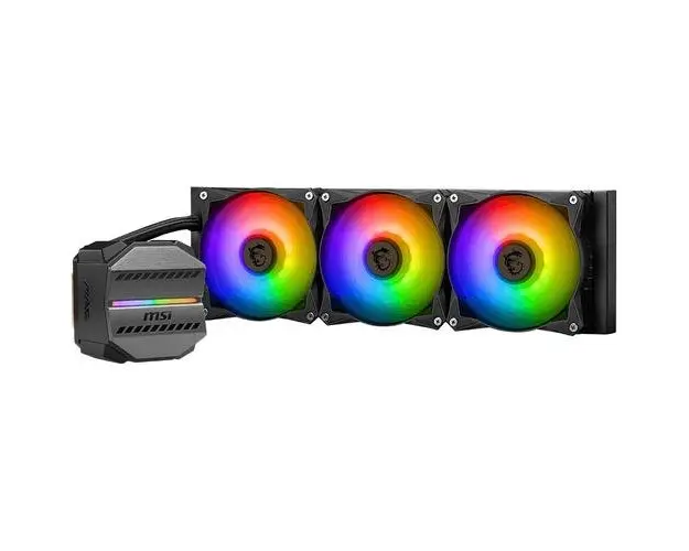 Cooler CPU MSI MAG CoreLiquid M360 ARGB, iluminare ARGB, 3x 120mm, 2000 rpm (Negru)