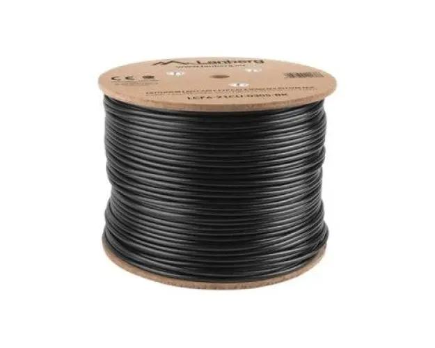 Cablu exterior Lanberg, 305m, Negru