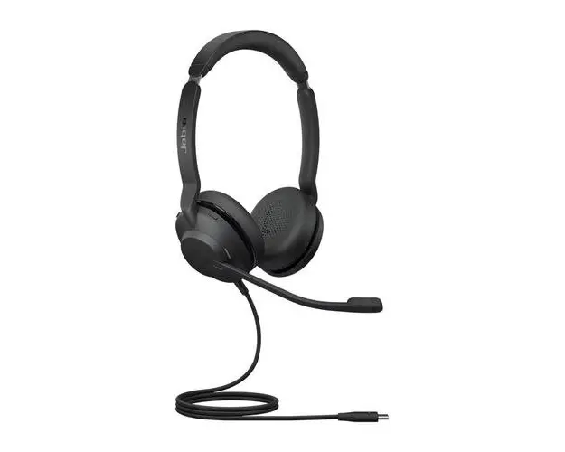 Casti Call Center Stereo Jabra Evolve2 30 SE UC Duo, USB-C, Microfon (Negru)