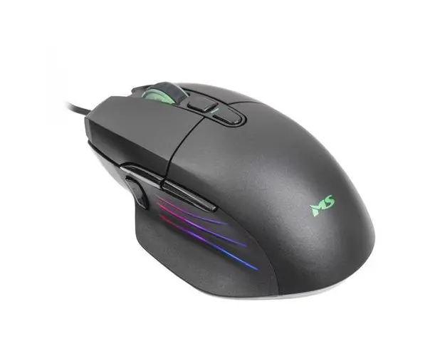 Mouse Gaming MS Nemesis C500, iluminare RGB, 8000 dpi (Negru)