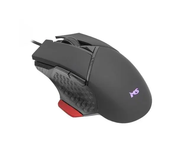 Mouse Gaming MS Nemesis C350, 3200 dpi, Cu fir (Negru)