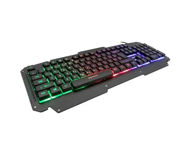 Tastatura Gaming MS Elite C330, RGB, USB, Layout UK (Negru)