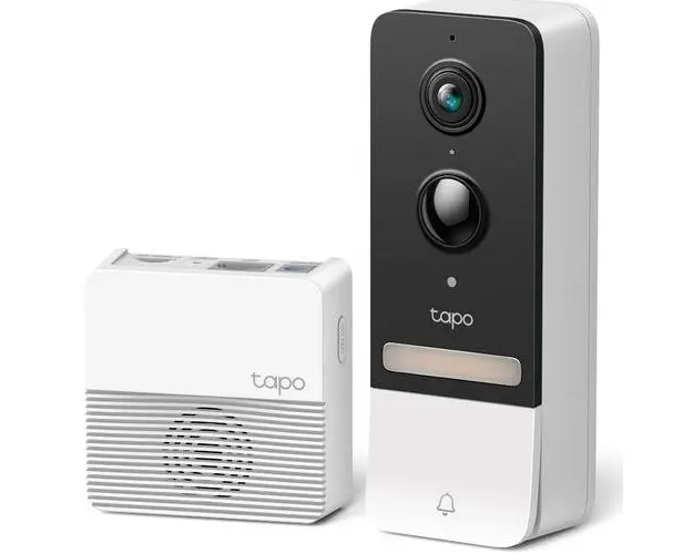 Sonerie video inteligenta TP-Link Tapo D230S1, 2K 5mp, Night Vision color, 160, baterie pana la 180 zile, two-way audio, IP64