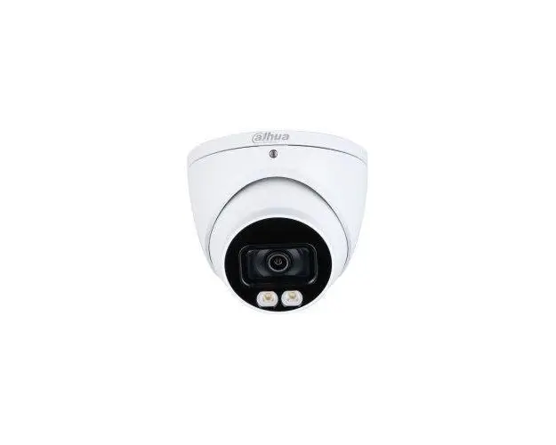 Camera de supraveghere Dahua HAC-HDW1509T-A-LED-0280B-S2, 5MP, CMOS, lentila 2.8mm, IR 40m, Full-color, microfon (Alb)