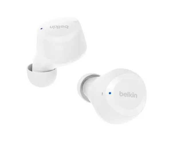 Casti True Wireless Belkin SoundForm Bolt, Bluetooth, Microfon (Alb)