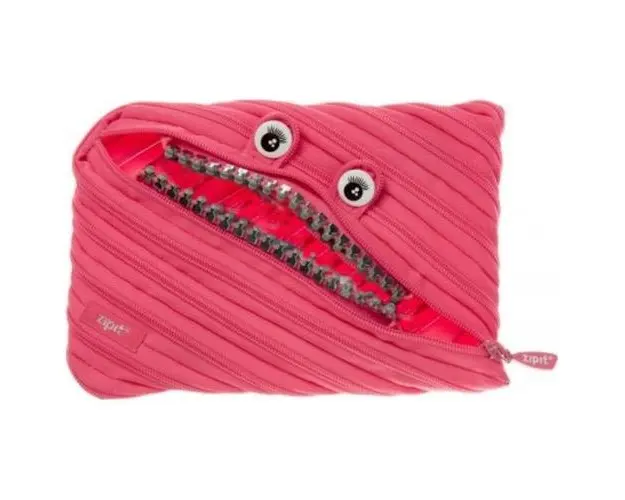 Penar cu fermoar ZIPIT Grillz Monsters Jumbo, Neechipat (Roz)