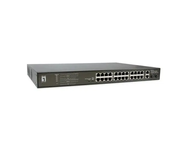Switch Level One FGP-2831, 24 Porturi Gigabit, PoE (Negru)