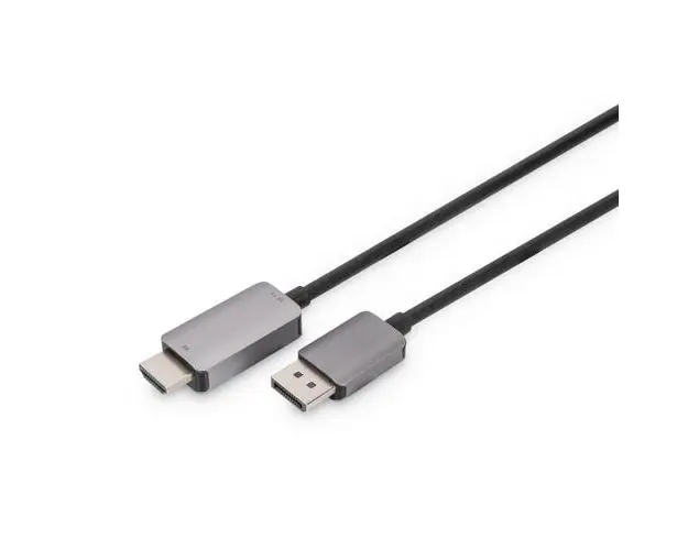 Cablu adaptor DisplayPort 8K DP la HDMI tip A, Digitus, 1,8 m, Negru