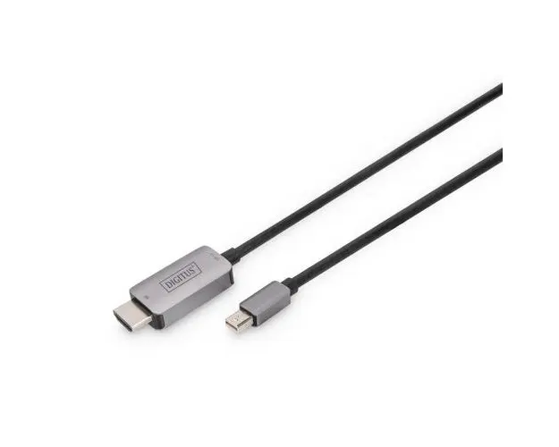 Cablu adaptor Digitus 8K Mini DisplayPort Mini DP - HDMI Tip A 1m, Negru