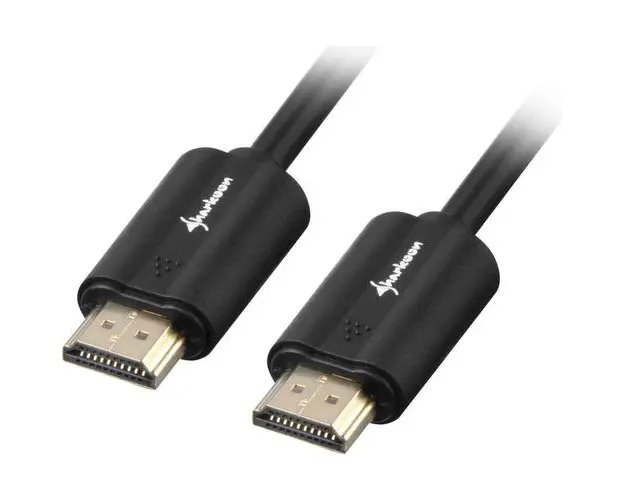 Cablu Sharkoon, KB HDMI 2.0 St-St bk, 2.0m