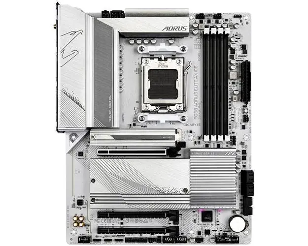 Placa de baza Gigabyte B650 AORUS ELITE AX ICE, Socket AM5, ATX