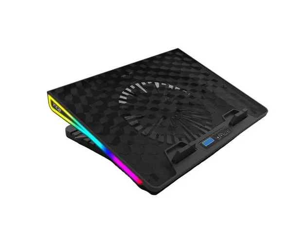 Cooler laptop Inca INC-608GMS, 400x290x40mm, 2xUSB (Negru)