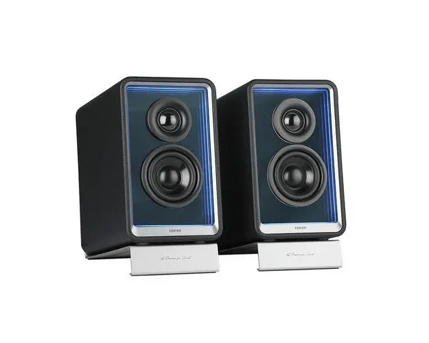 Boxe EDIFIER 2.0 QR65-BK, 70W (2 x 15W, 2 x 20W), Bluetooth 5.3, USB-C, USB-A, AUX, sub-out, GaN charger 65W (Negru)