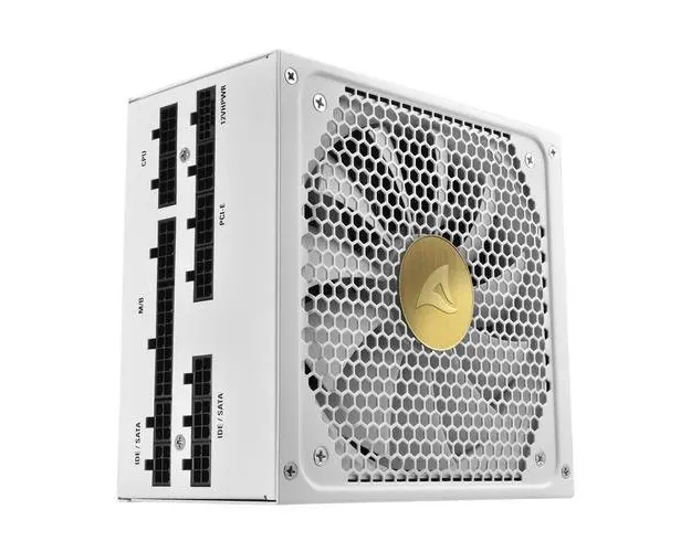 Sursa Sharkoon Rebel P30 Gold, ATX 3.0, 1x135 mm, 1000 W, 80+ Gold, Full Modulara (Alb)