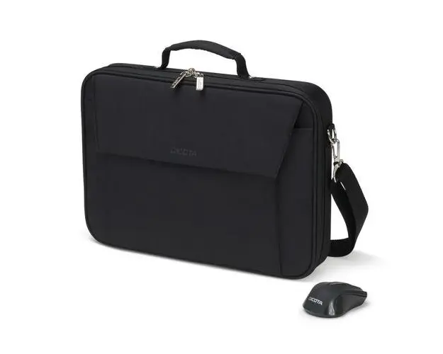 Geanta laptop Dicota D31686, mouse wireless inclus, 15.6'' (Negru)