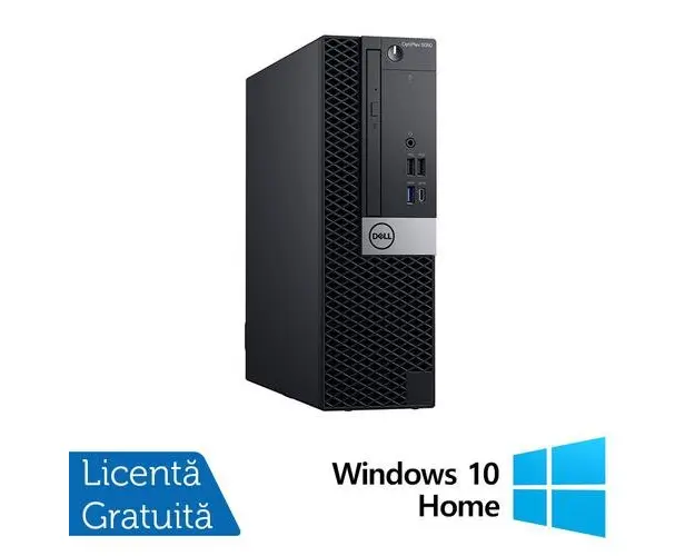 Calculator Sistem PC Refurbished DELL OptiPlex 5060 SFF, Intel Core i5-8400 2.80 - 4.00GHz, 8GB DDR4, 256GB SSD + Windows 10 Home