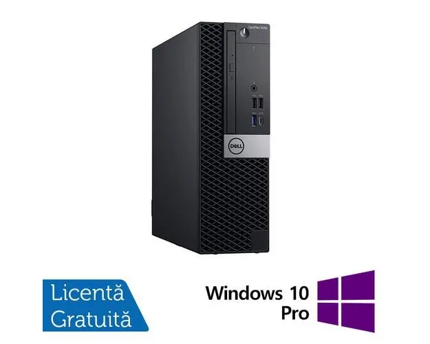 Calculator Sistem PC Refurbished DELL OptiPlex 5060 SFF, Intel Core i5-8400 2.80 - 4.00GHz, 8GB DDR4, 256GB SSD + Windows 10 Pro