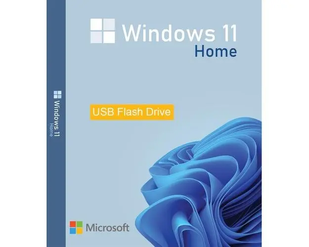 Microsoft Windows 11 Home, 64 bit, Multilanguage, Retail, Flash USB