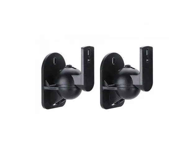 Suporti Sateliti Audio Maclean MC-526, de perete, unghi reglabil, control rotatiei, set 2 bucati