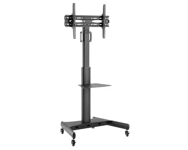 Stand TV mobil Techly ICA-TR35, 32inch-65inch, reglabil, 35 Kg (Negru)
