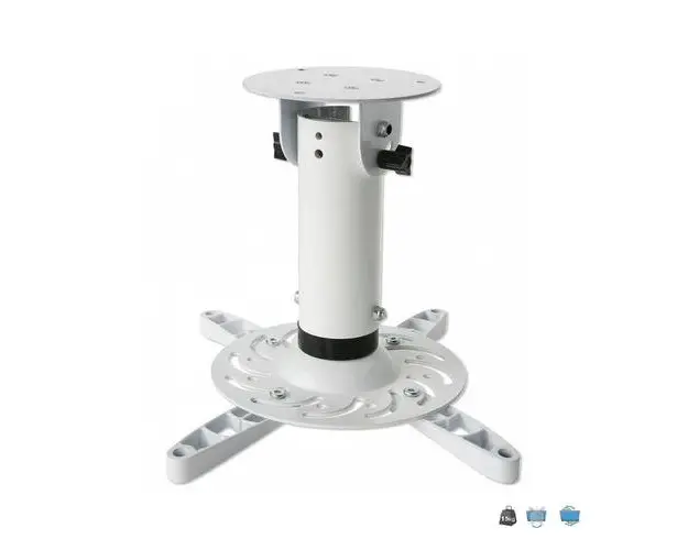 Suport proiector de tavan Techly ICA-PM200WH, reglabil (Alb)