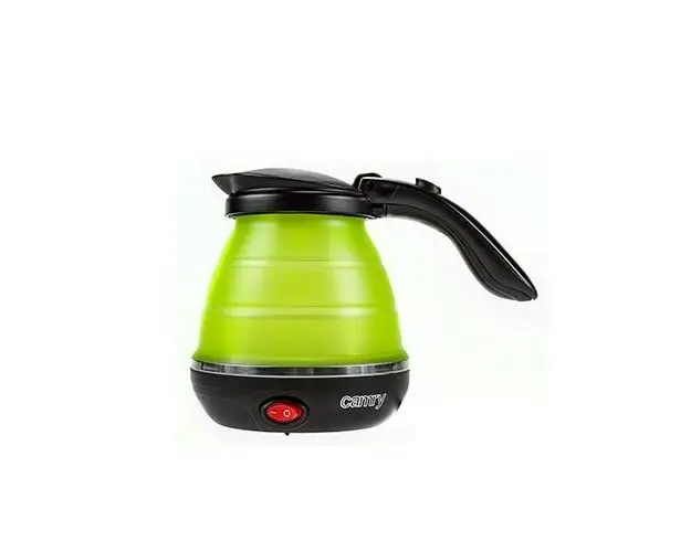Fierbator Camry CR1265, Silicon, 750 W, 0.5 l (Verde/Negru)