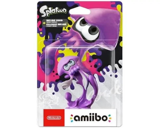 Figurina Amiibo Purple Squid (Splatoon)