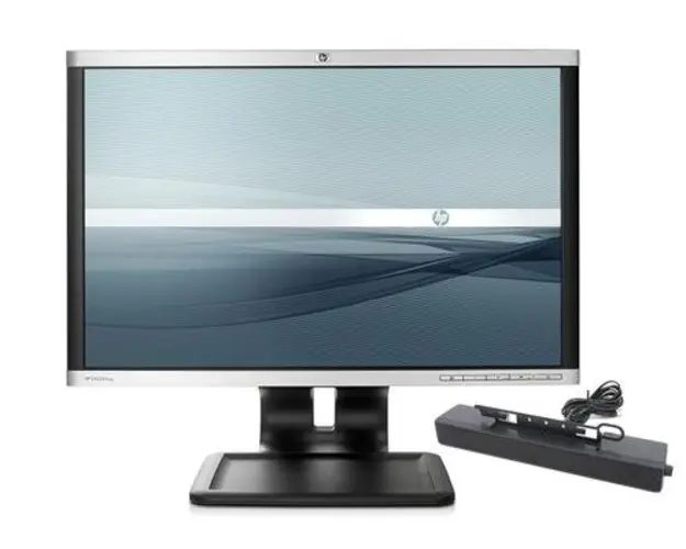 Pachet Refurbished Monitor HP LA2205wg, 22 Inch LCD, 1680 x 1050, VGA, DVI, Display Port, USB + SoundBar H-108