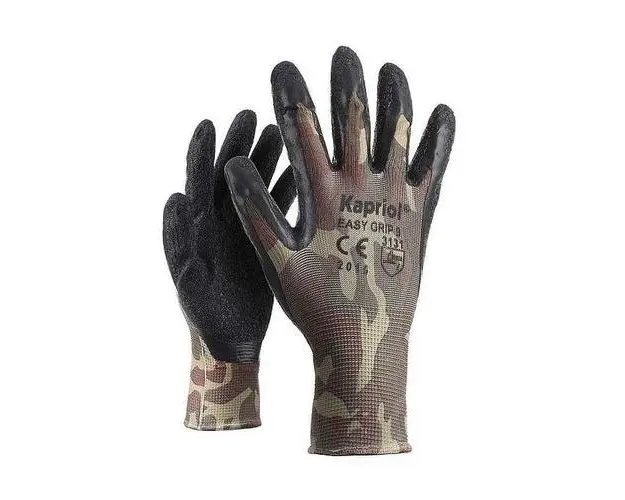 Manusi de protectie Kapriol KAP-28082, imersate in latex, Easy Grip, masura 9