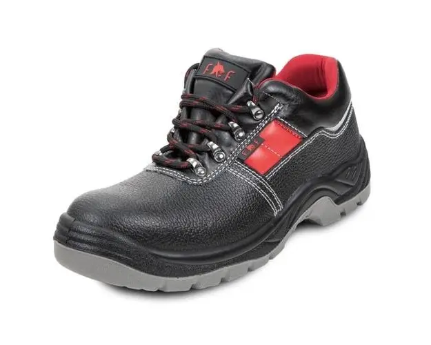 Pantofi de protectie F&F S3 SC-02-002, cu bombeu metalic si lamela antiperforare, marimea 45
