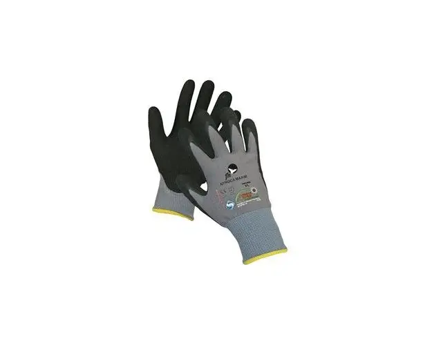 Manusi de protectie, Nyroca Maxim, din nylon/lycra, acoperite cu nitril microporos, marimea 10/XL