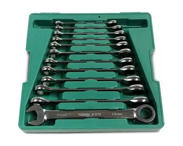 Set chei combinate Sata ST09040-02, 8-19 mm, 12 piese