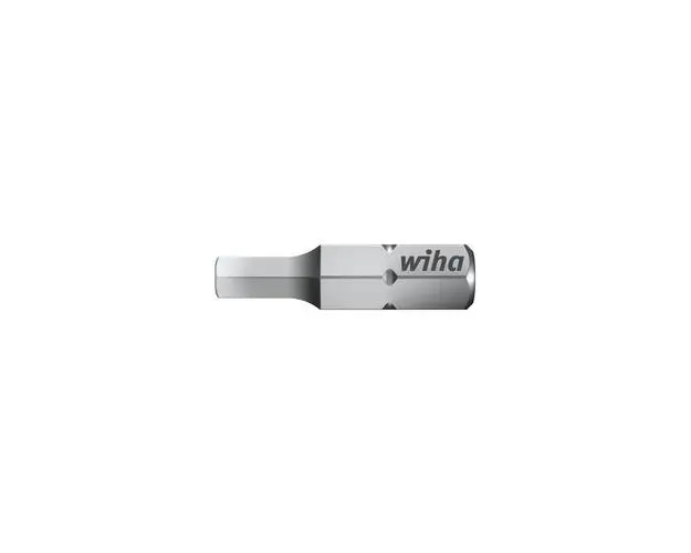Set biti standard Wiha WH38656, 25mm, Hex, 1/4inch (3), 2 piese