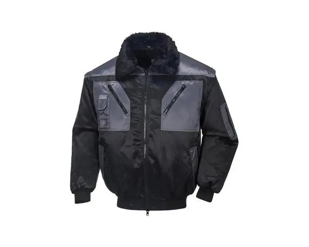 Geaca protectia muncii tip pilot Fortis Achim, marimea L, Negru