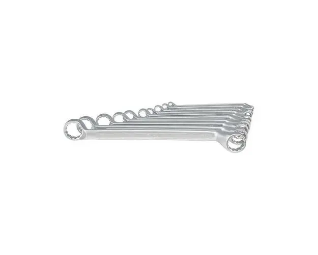 Set chei inelare duble cotite Fortis, DIN 838, 6-27 mm, 10 Piese