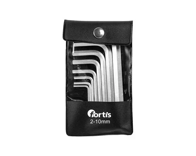 Set 8 surubelnite imbus Fortis 4063726004574, 2-10mm
