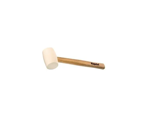 Ciocan de cauciuc Kapriol KAP-10180, 300g (Alb)
