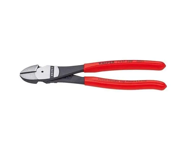 Cleste cu tais Knipex 7401160SB, manere de plastic, 160 mm