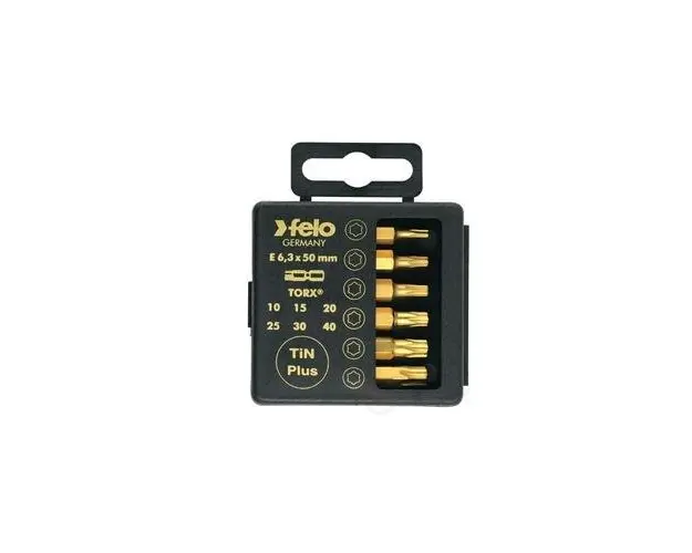 Set de 6 biti Felo Profi Tin tip TX 50mm 