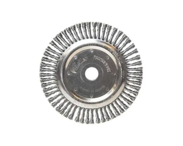 Perie de sarma Weiler W386120, 115x0.5x22.2mm, metal