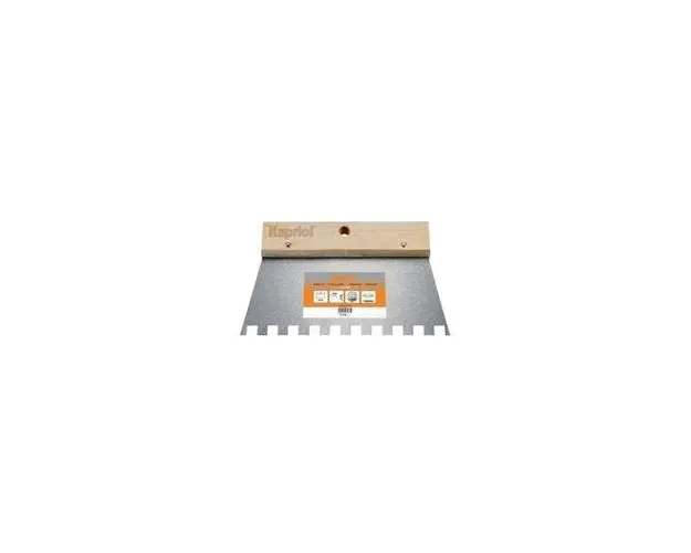 Spatula zimtata cu maner din lemn 5x5 mm Kapriol KAP-23188