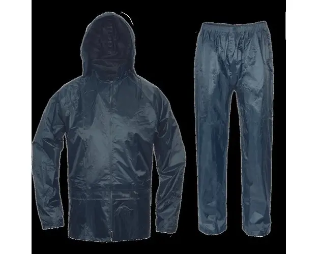 Costum impermeabil din 2 piese Cerva Carina, rezistent la vant, maneci ajustabile cu capse, fante de ventilare in zona axilei si pe spate, marime L