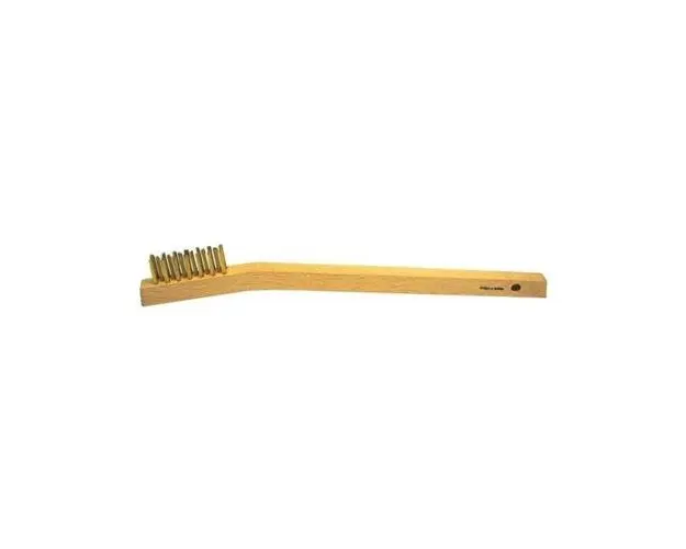 Perie de sarma Weiler W388011, cu maner din lemn, alamita