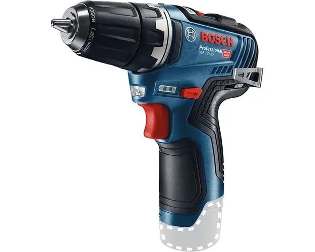 Masina de gaurit si insurubat pe acumulator Bosch Professional GSR 12V-35, 12 V, 20/35 Nm, 460-1750 rpm, fara acumulator/incarcator (Negru/Albastru)