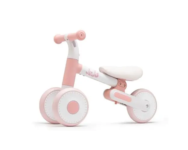 Bicicleta fara pedale pentru copii Juju Dody, varsta 1-3 ani, ajustabila 2 pozitii, Roz