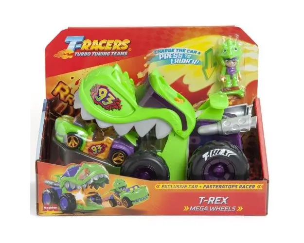 Set de joaca T-Racers Mega Wheel T-Rex