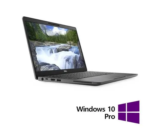 Laptop Refurbished DELL Latitude 5300, Intel Core i5-8365U 1.60 - 4.10GHz, 8GB DDR4, 256GB SSD, 13.3 Inch, Webcam + Windows 10 Pro